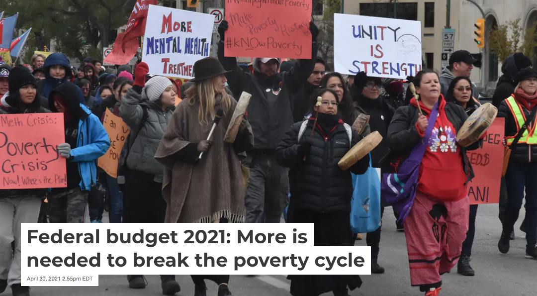 Federal budget 2021: More is needed to break the poverty cycle