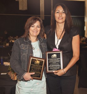 Shauna MacKinnon and Dianne Roussin with the 12th annual CCPH award